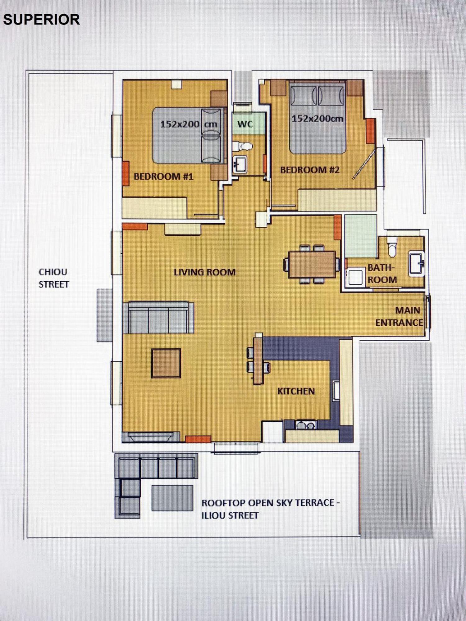 Sunkissed Rooftop Apartments Athena Bagian luar foto
